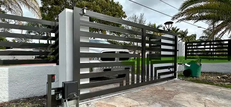 Automatic Driveway Gate Installation Center Point